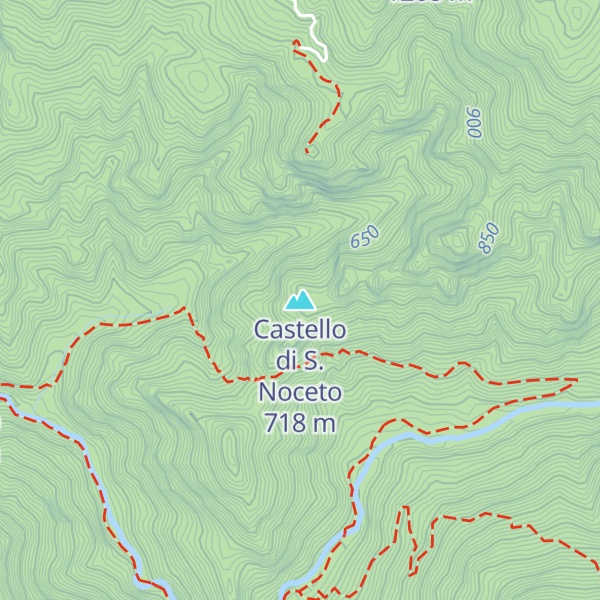 Map of Castello di S. Noceto