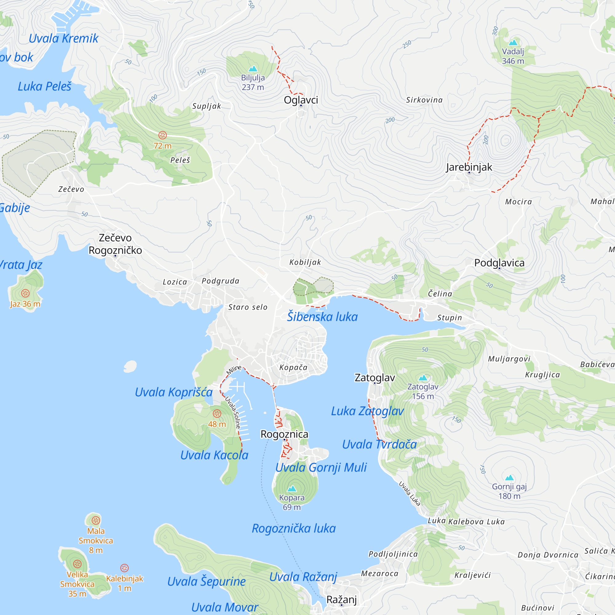 Hotel Perla map