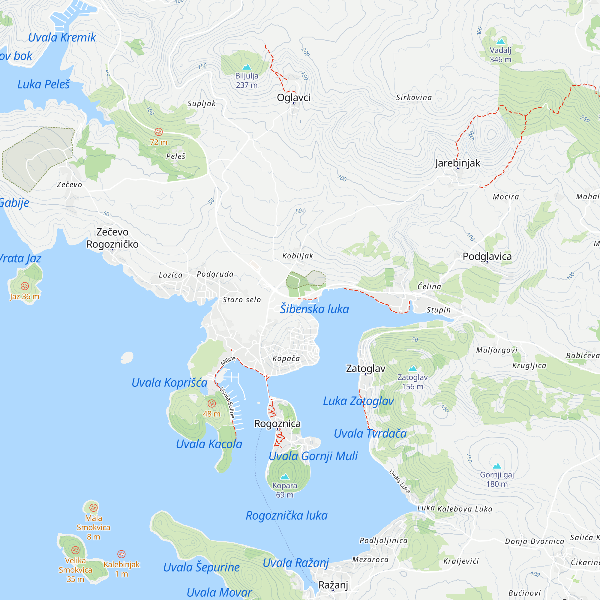 Hotel Perla map