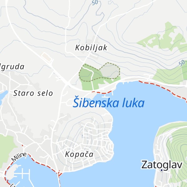 Map of Hotel Perla