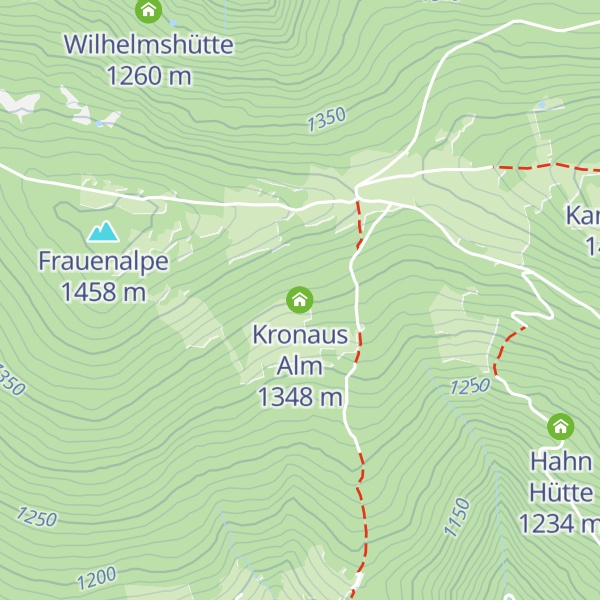 Map of Kronaus Alm