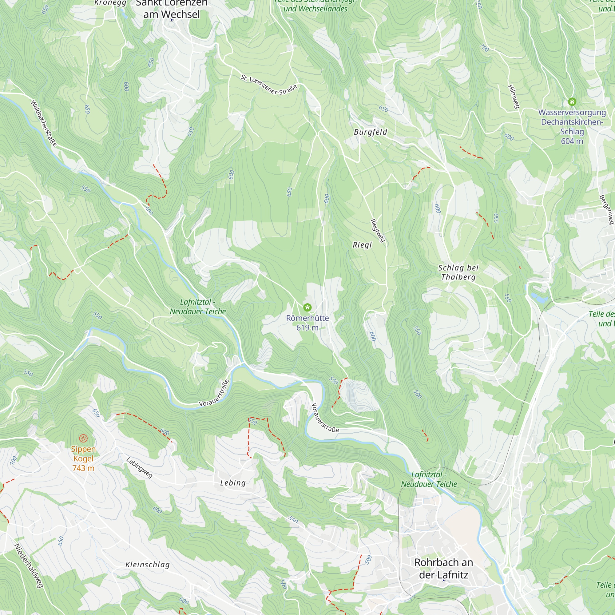 Römerhütte map