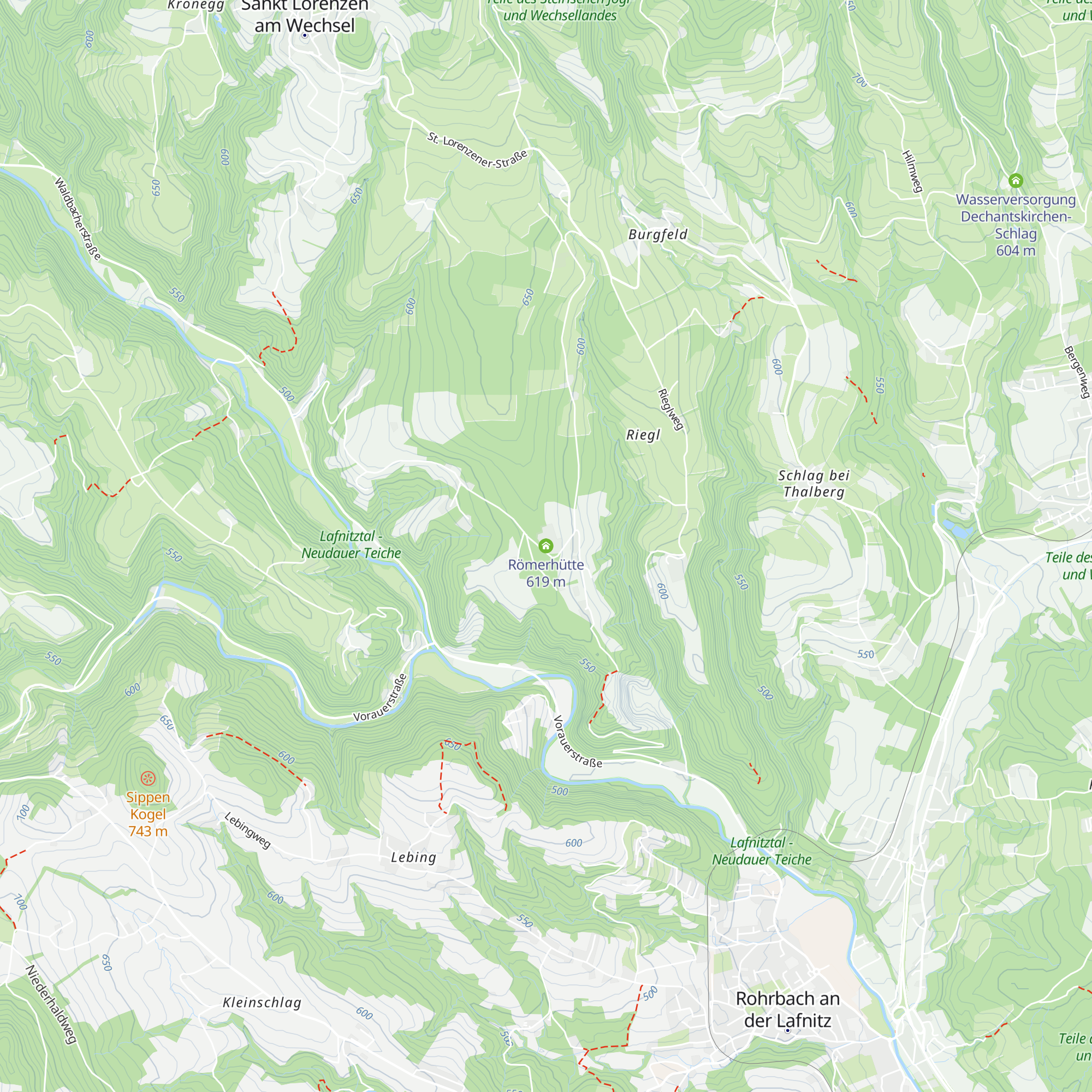 Römerhütte map