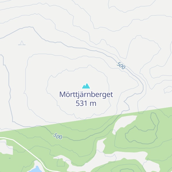Map of Mörttjärnberget