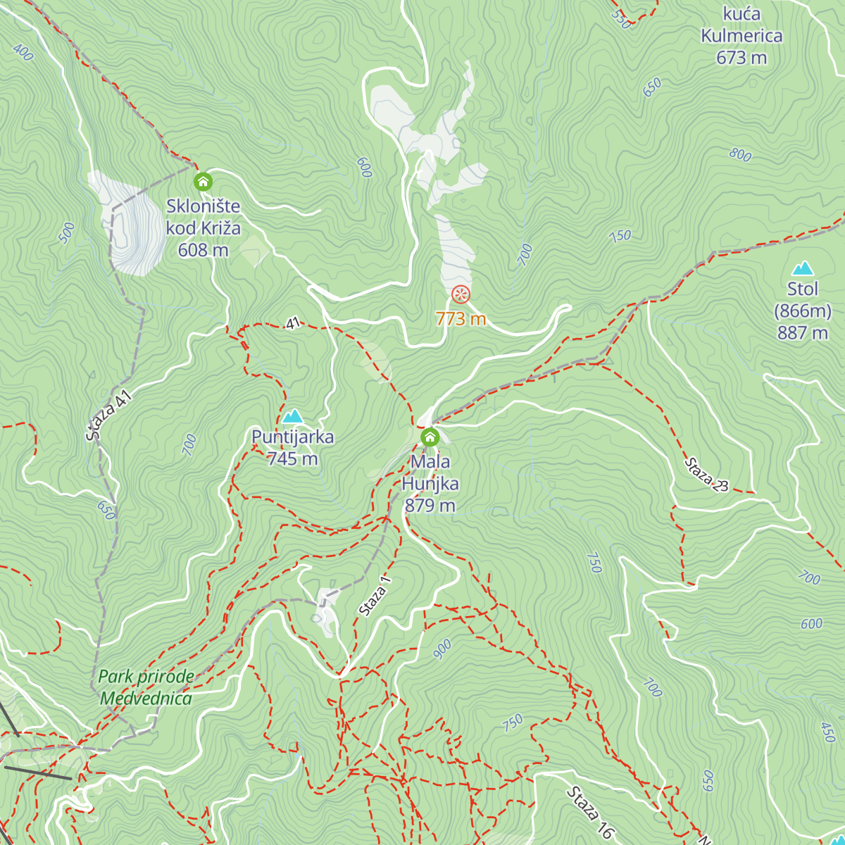 Zvonimirov dom map