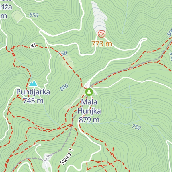 Map of Zvonimirov dom