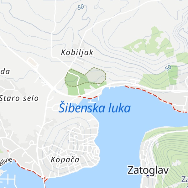 Map of Hotel Perla