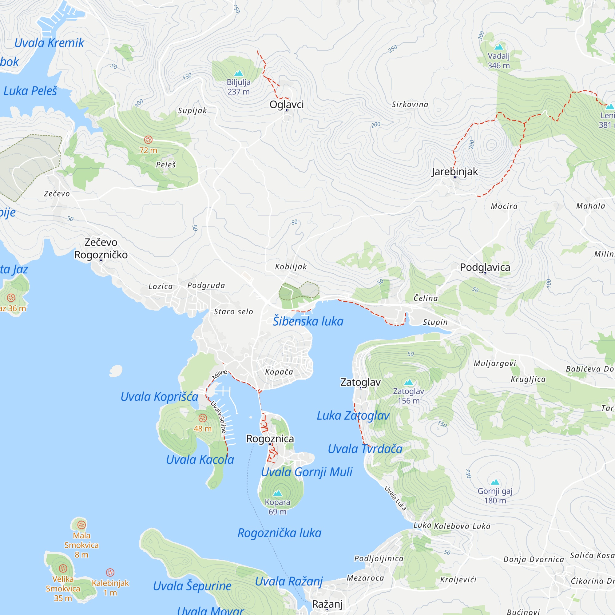 Hotel Perla map