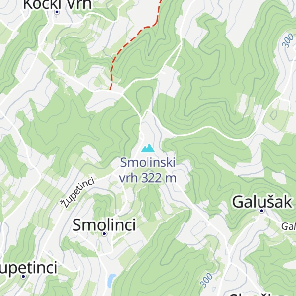 Map of Smolinski vrh