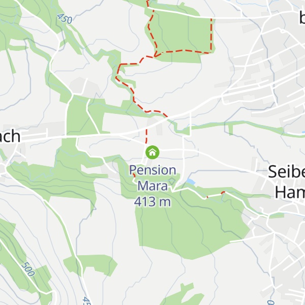 Map of Pension Mara