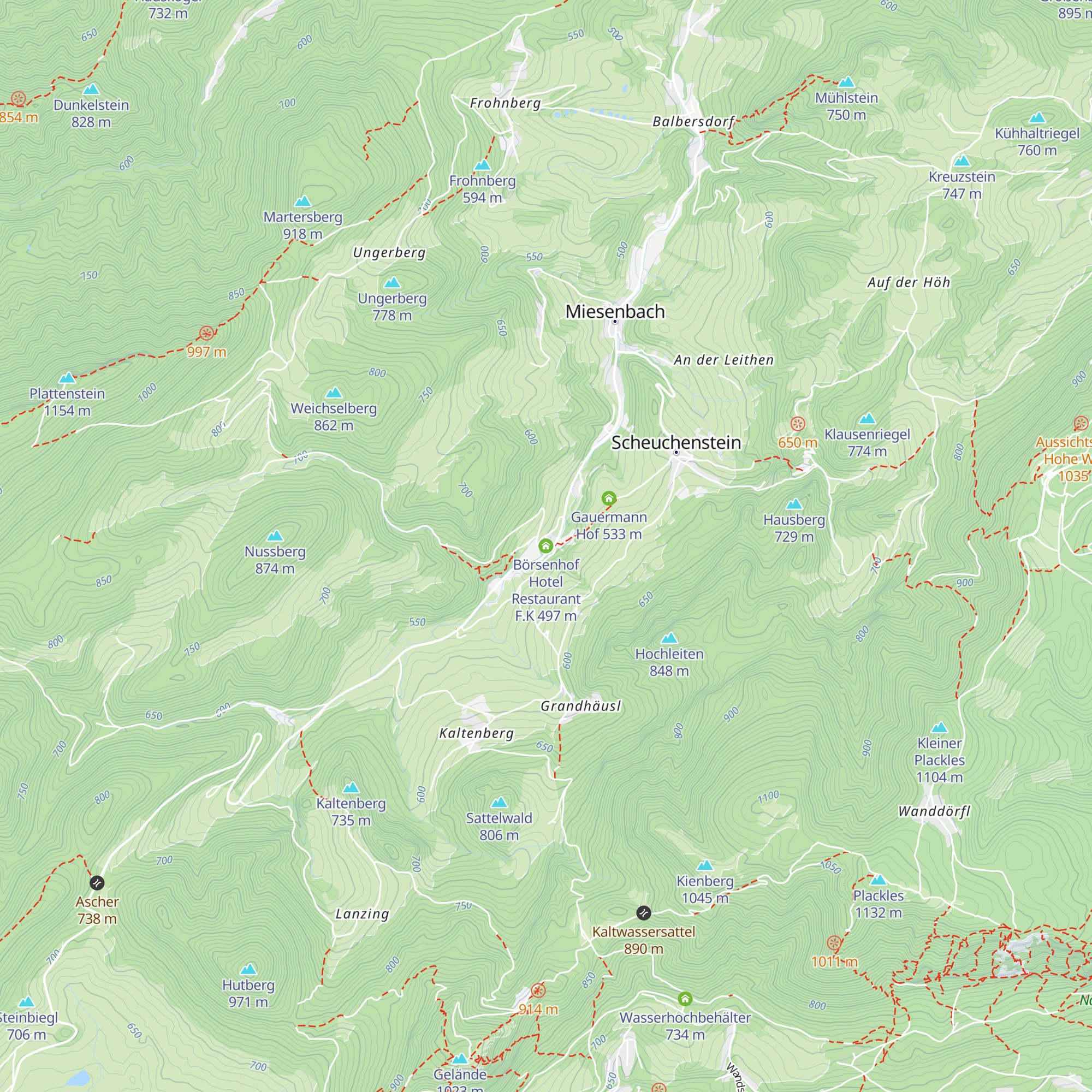 Börsenhof Hotel Restaurant F.K map