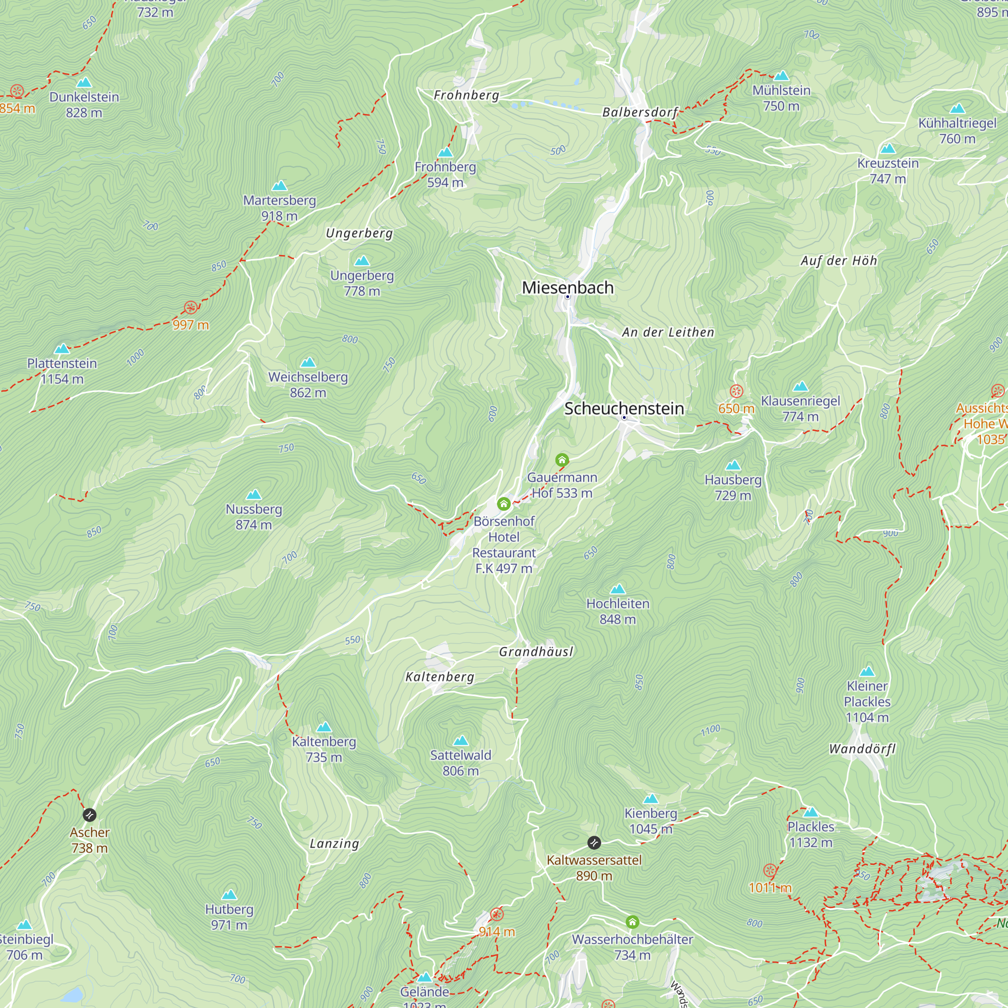 Börsenhof Hotel Restaurant F.K map
