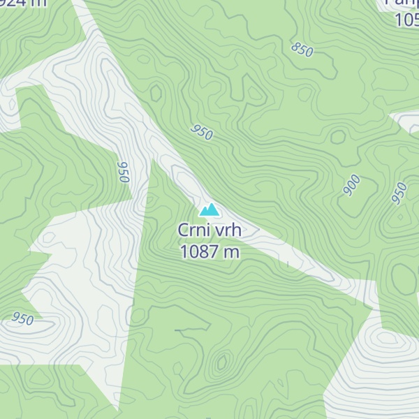Map of Crni vrh