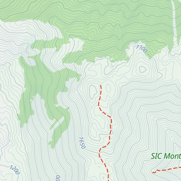 Map of Monte Raparo