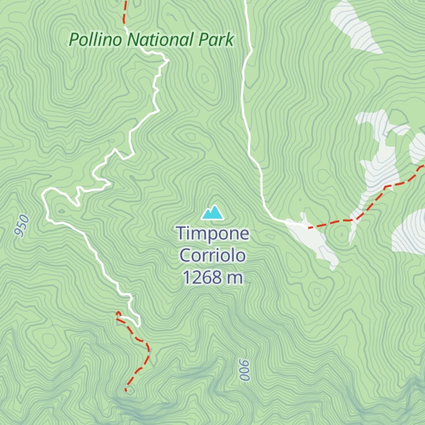 Map of Timpone Corriolo