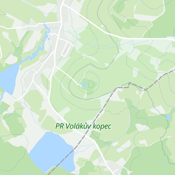 Map of Vojtěchův kopec [Kameničky] outlook p.