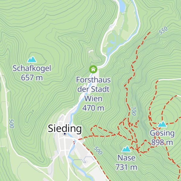 Map of D`Steinfelder Naturparkhütte