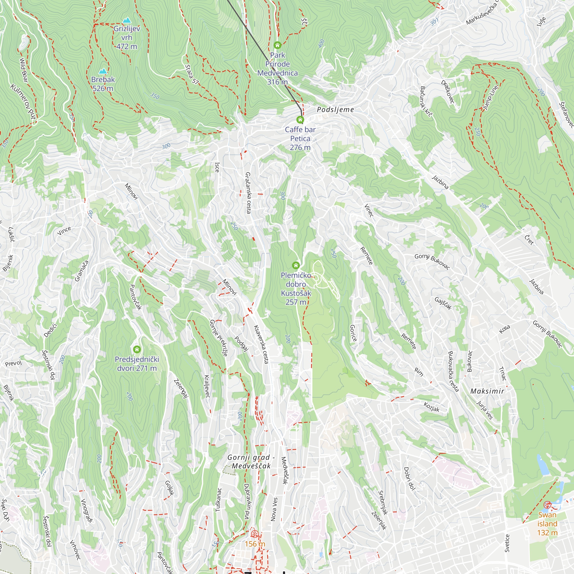 Filozofska kuća Xantipa map