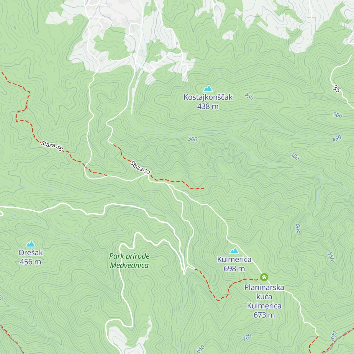 Lovački dom Vepar map