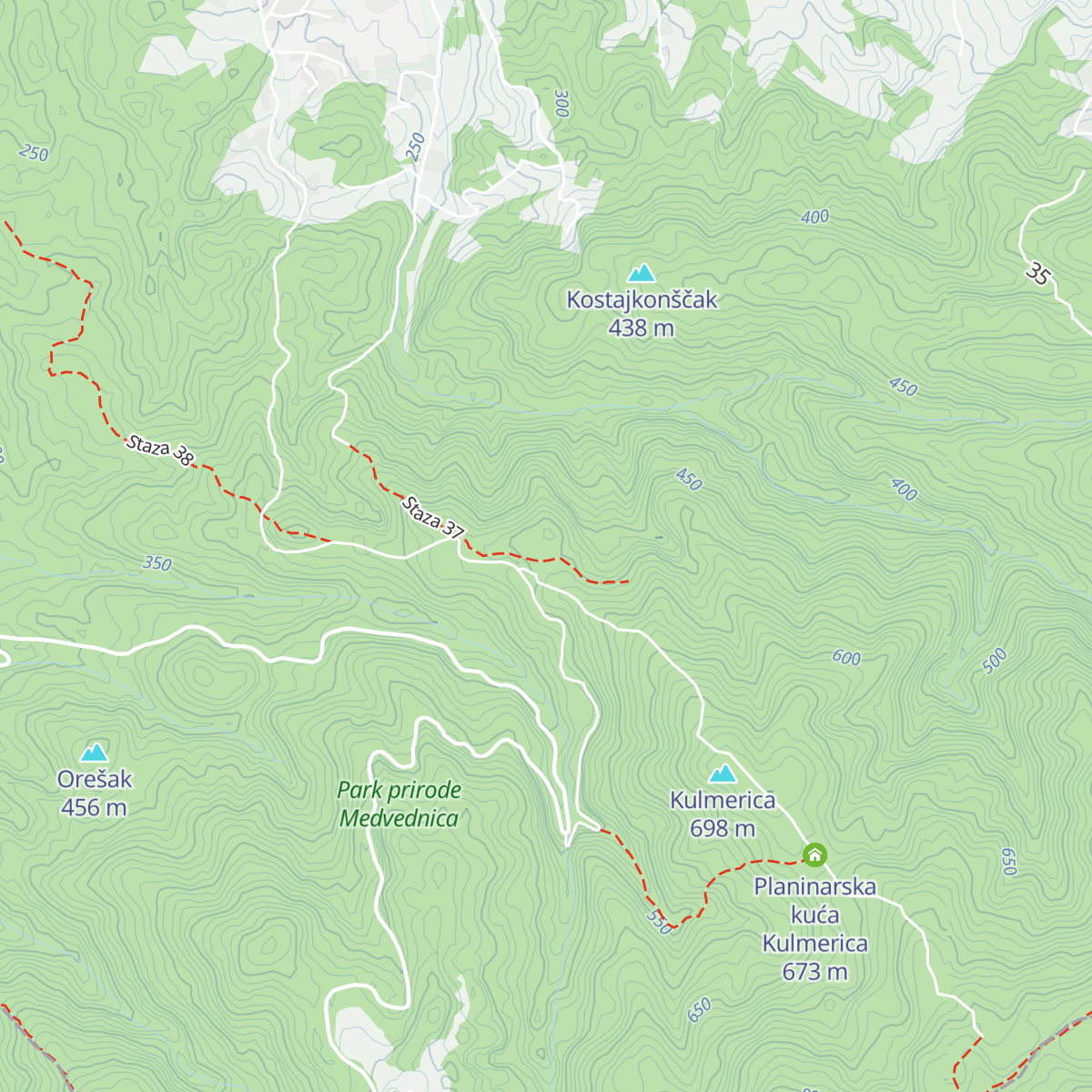 Lovački dom Vepar map