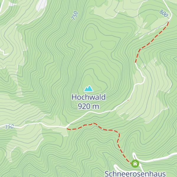 Map of Hochwald