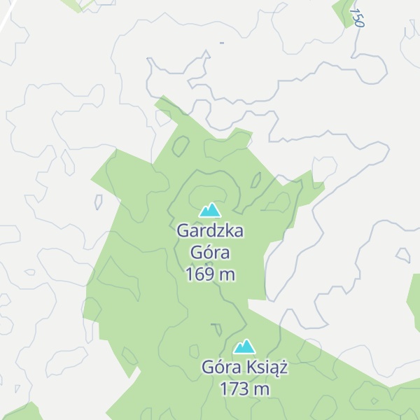 Map of Gardzka Góra