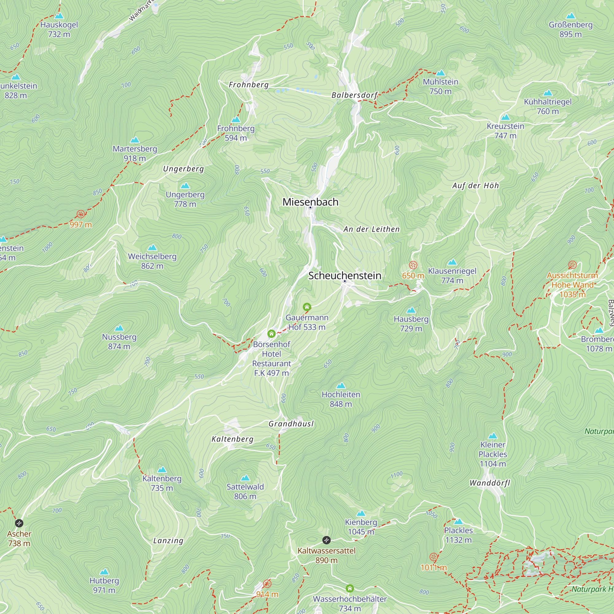 Gauermann Hof map