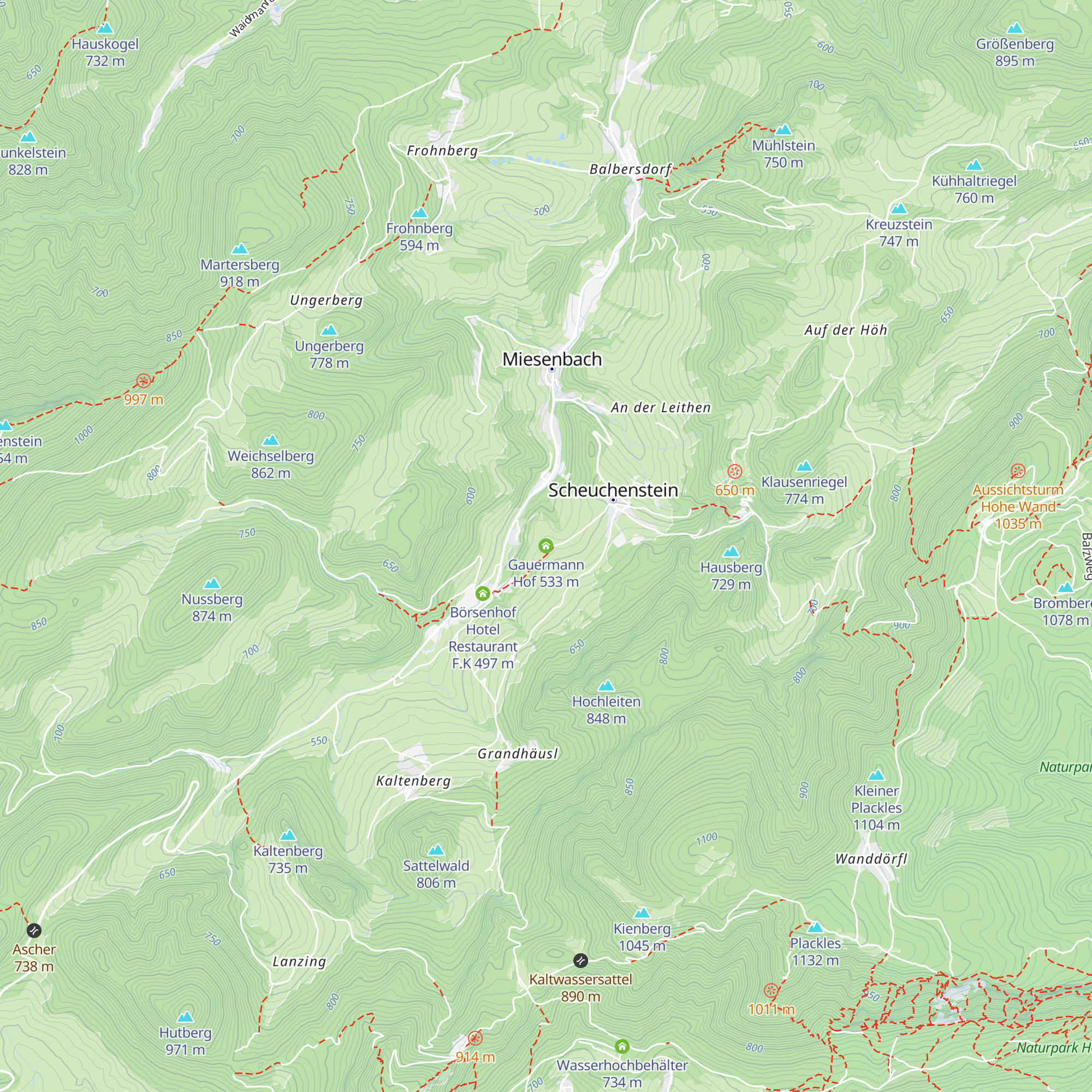 Gauermann Hof map