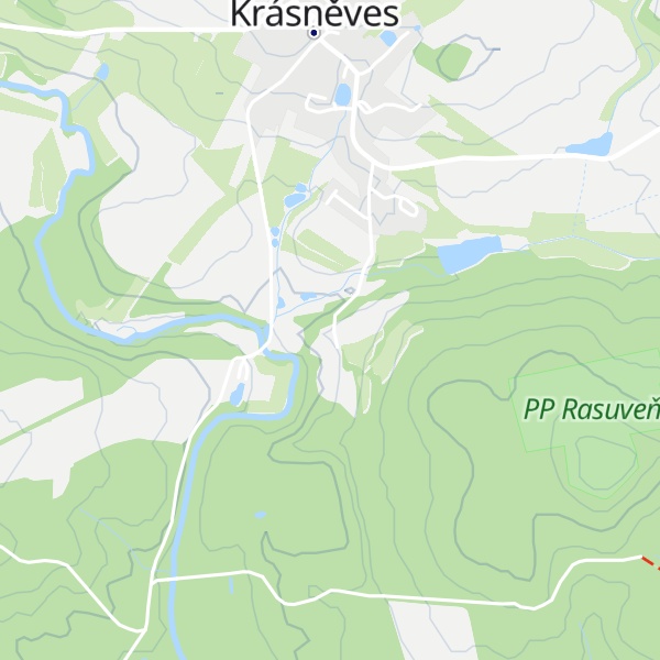 Map of Chatapenzion Krásněves