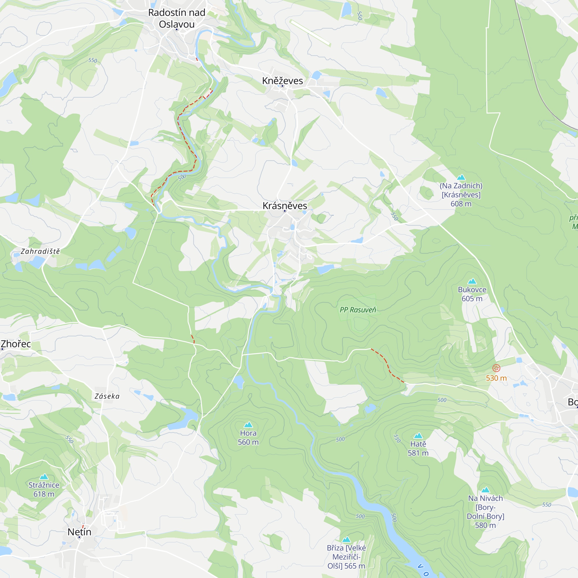 Chatapenzion Krásněves map