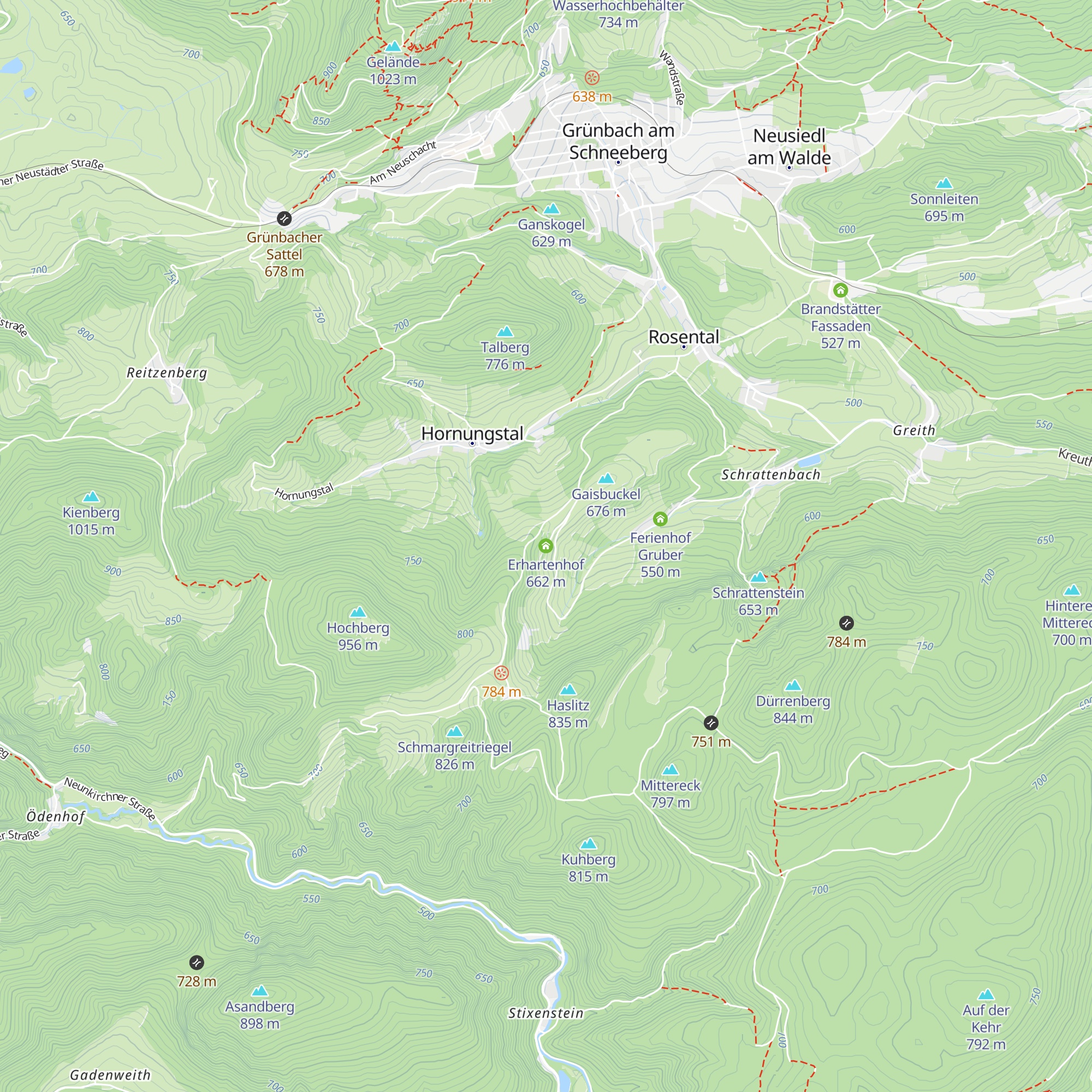 Erhartenhof map