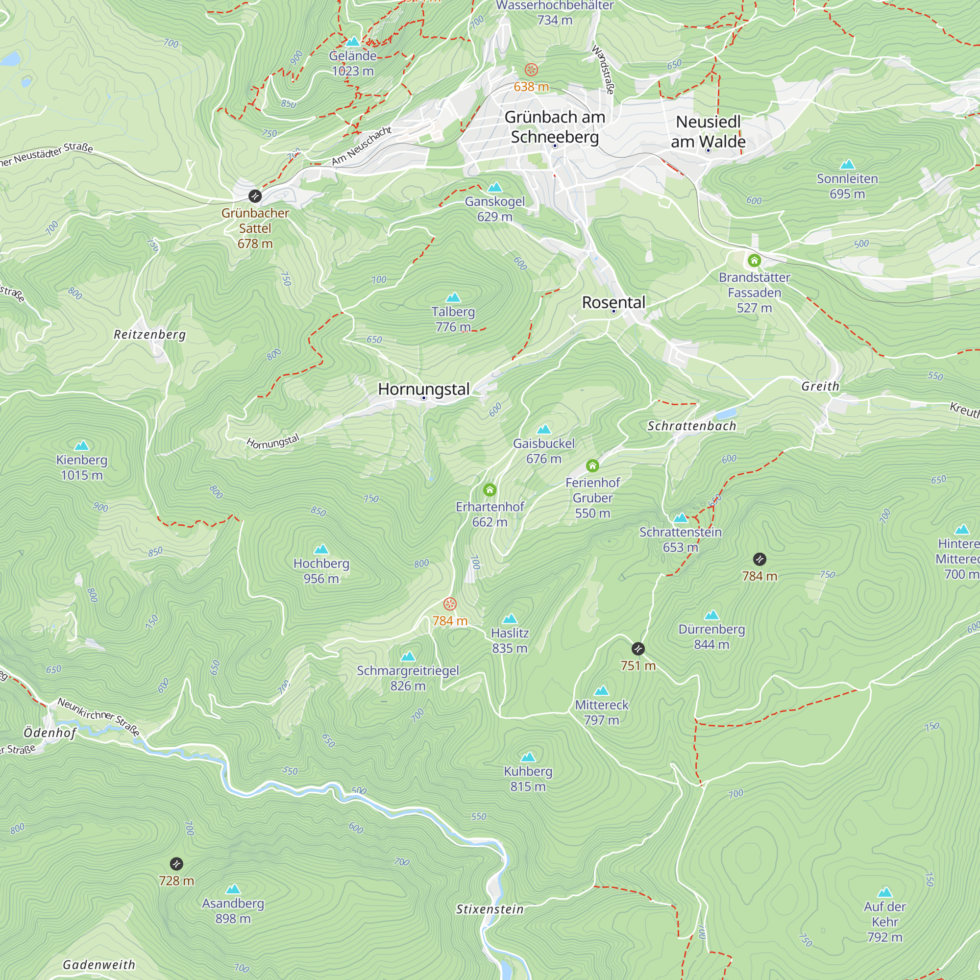 Erhartenhof map
