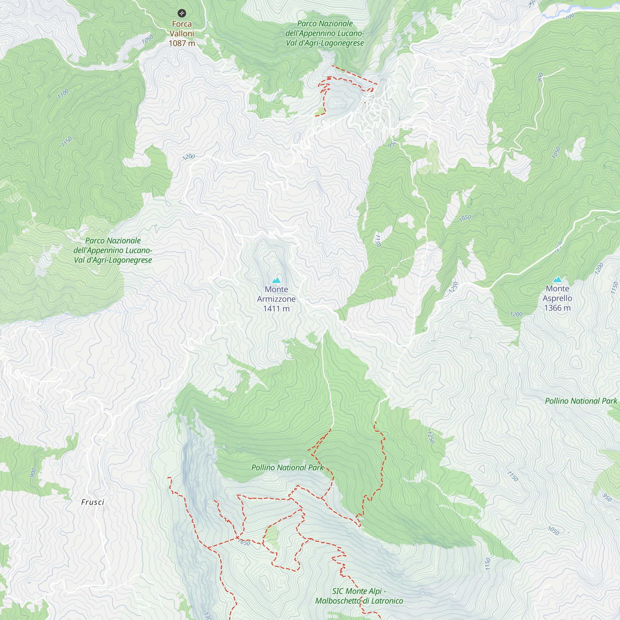Rifugio Tellus Mater map