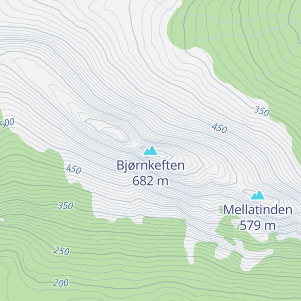 Map of Bjørnkeften