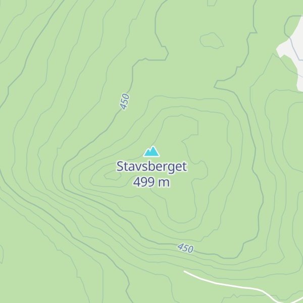 Map of Stavsberget