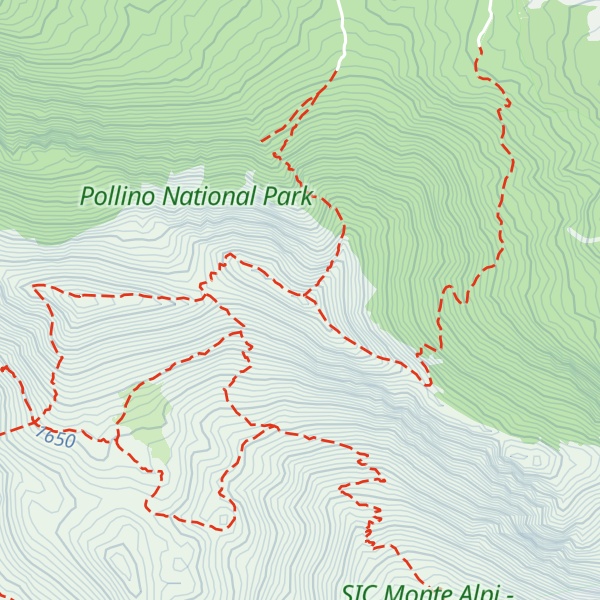 Map of Monte Santa Croce