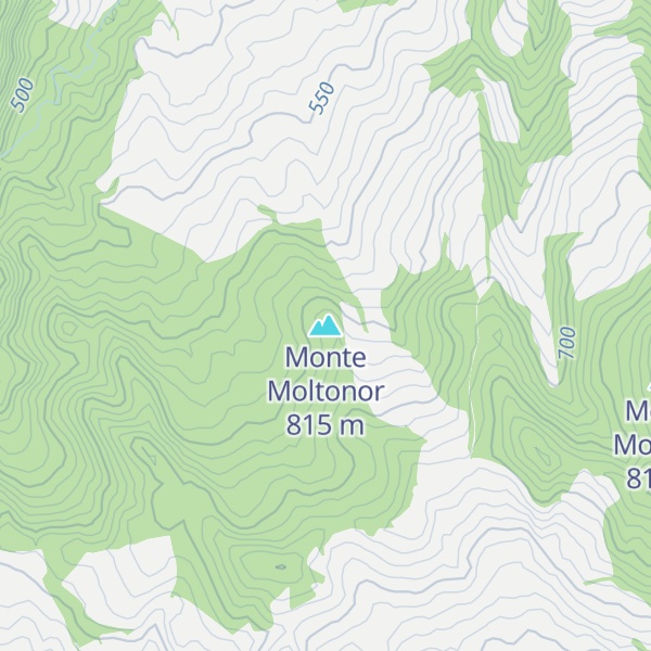 Map of Monte Moltonor
