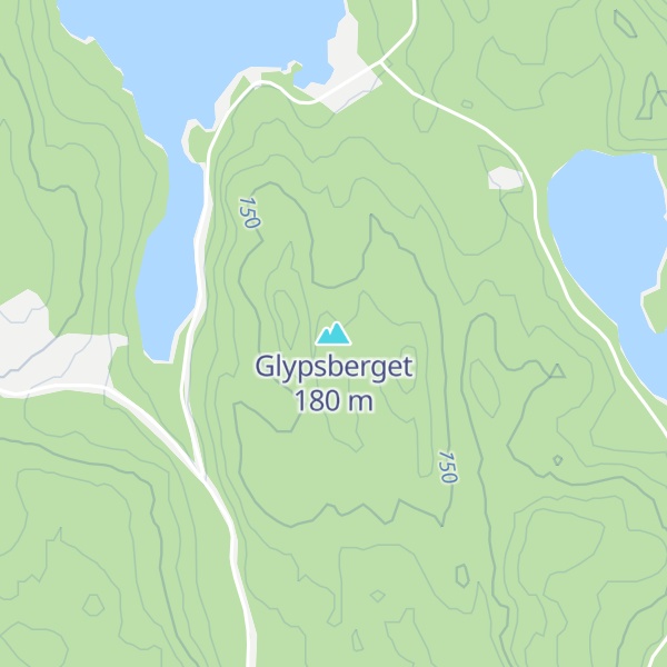 Map of Glypsberget