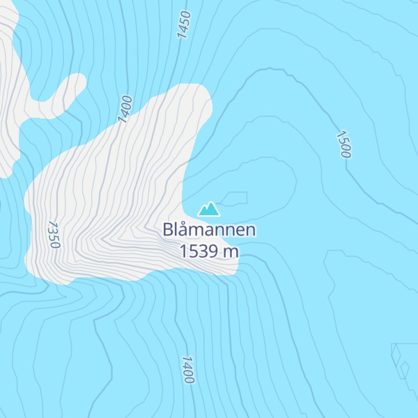 Map of Blåmannen