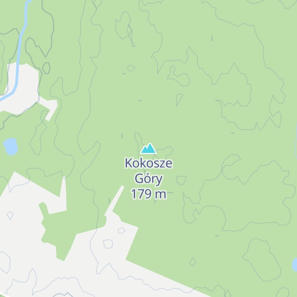 Map of Kokosze Góry