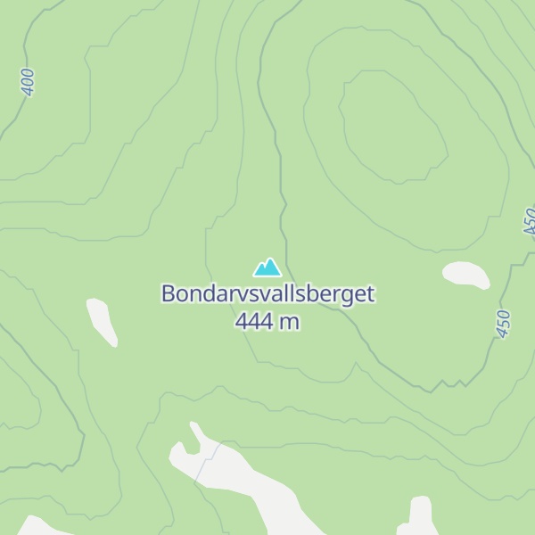Map of Bondarvsvallsberget