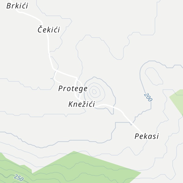 Map of Gradina