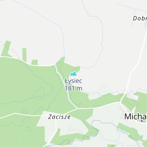Map of Łysiec