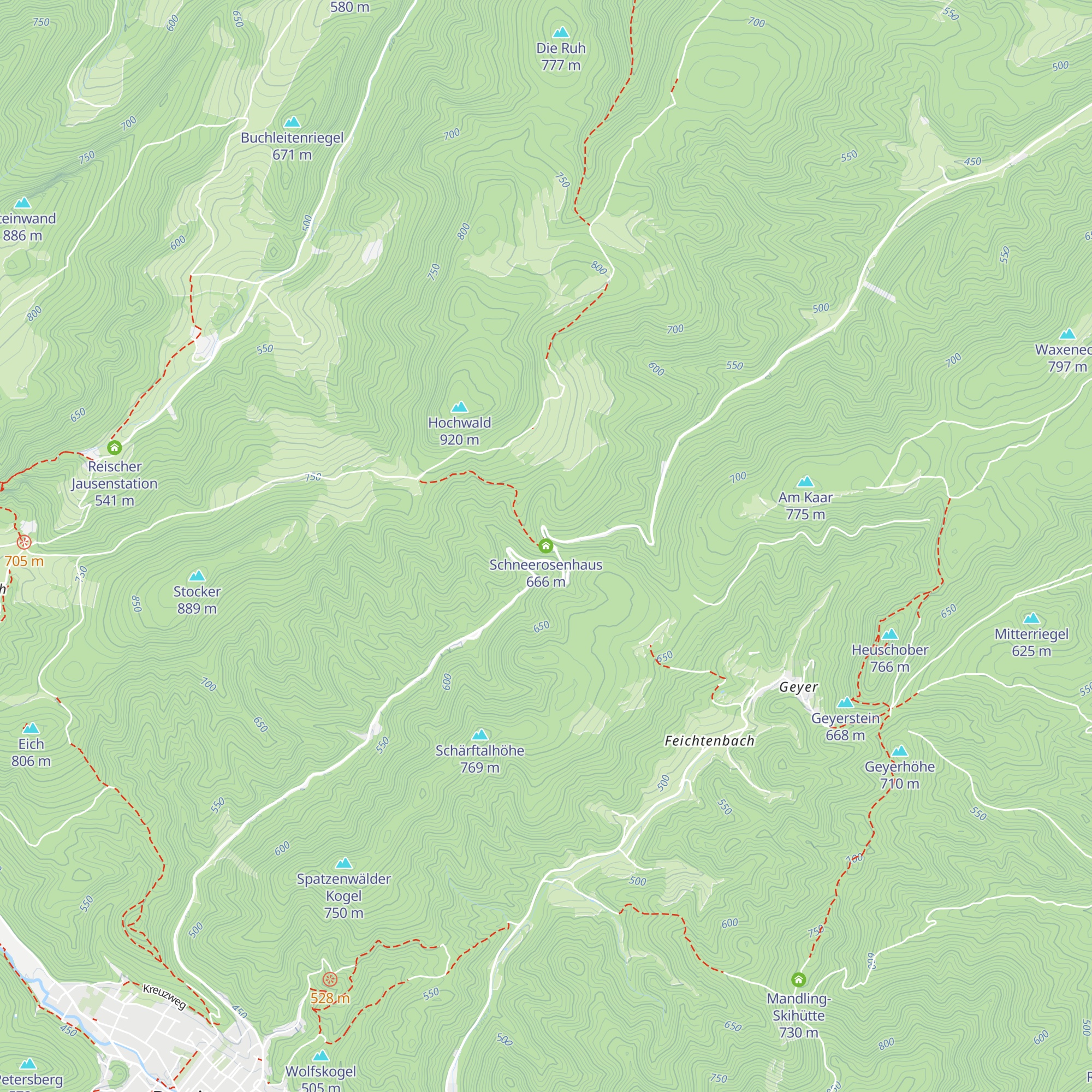 Schneerosenhaus map