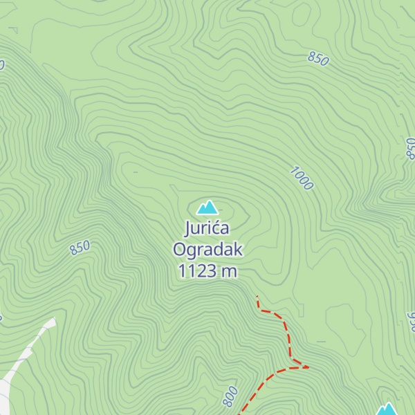 Map of Jurića Ogradak