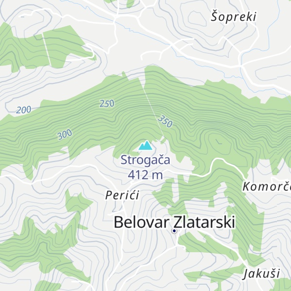 Map of Strogača