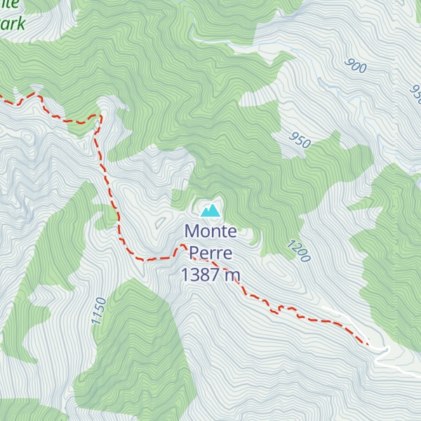 Map of Monte Perre
