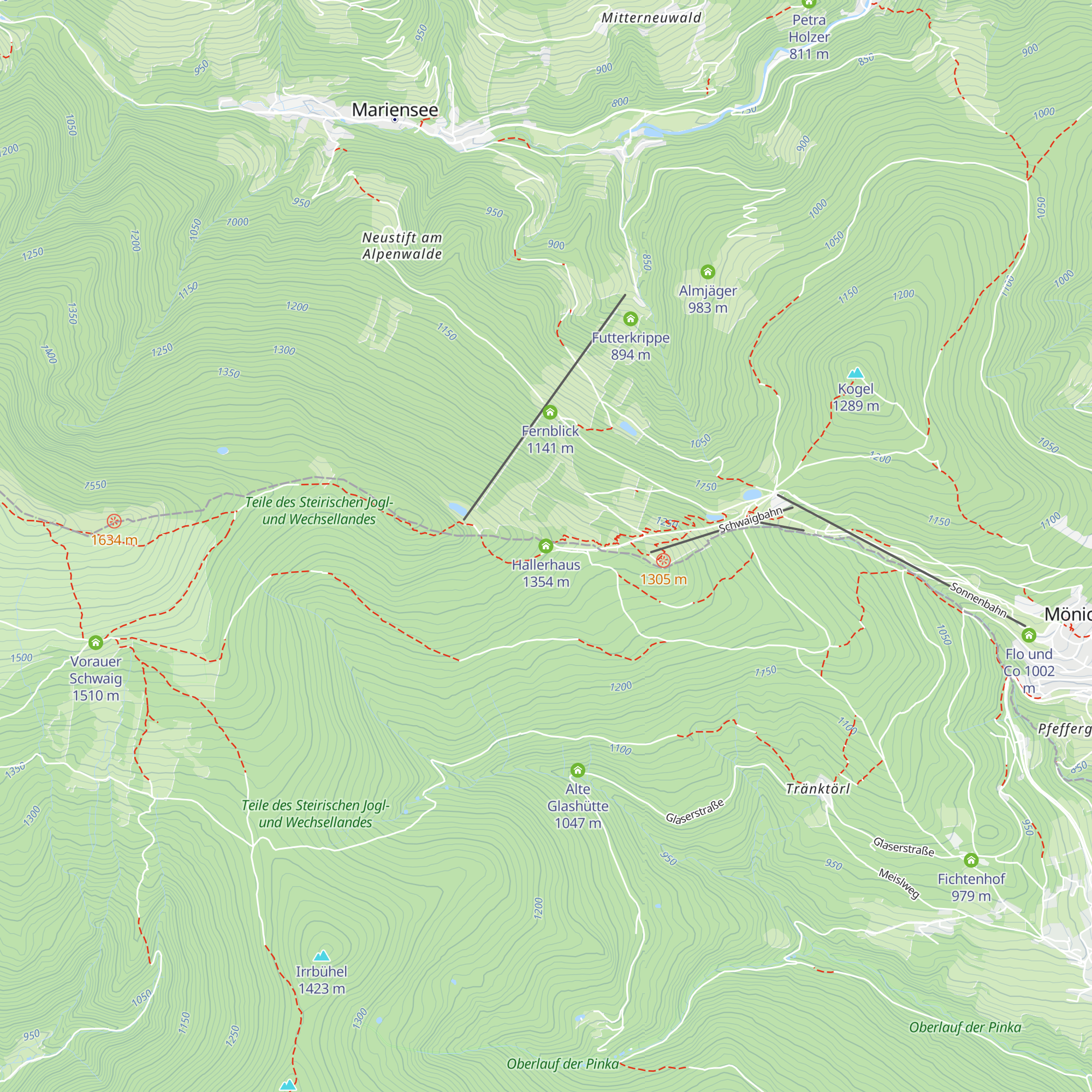 Hallerhaus map
