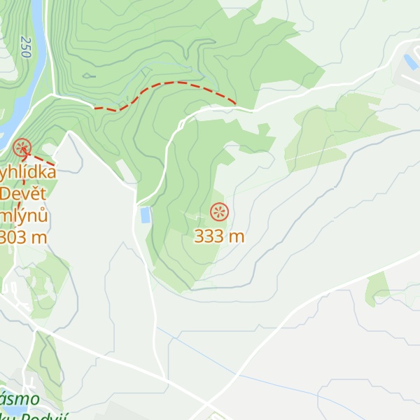 Map of Staré vinice [Havraníky] outlook p.