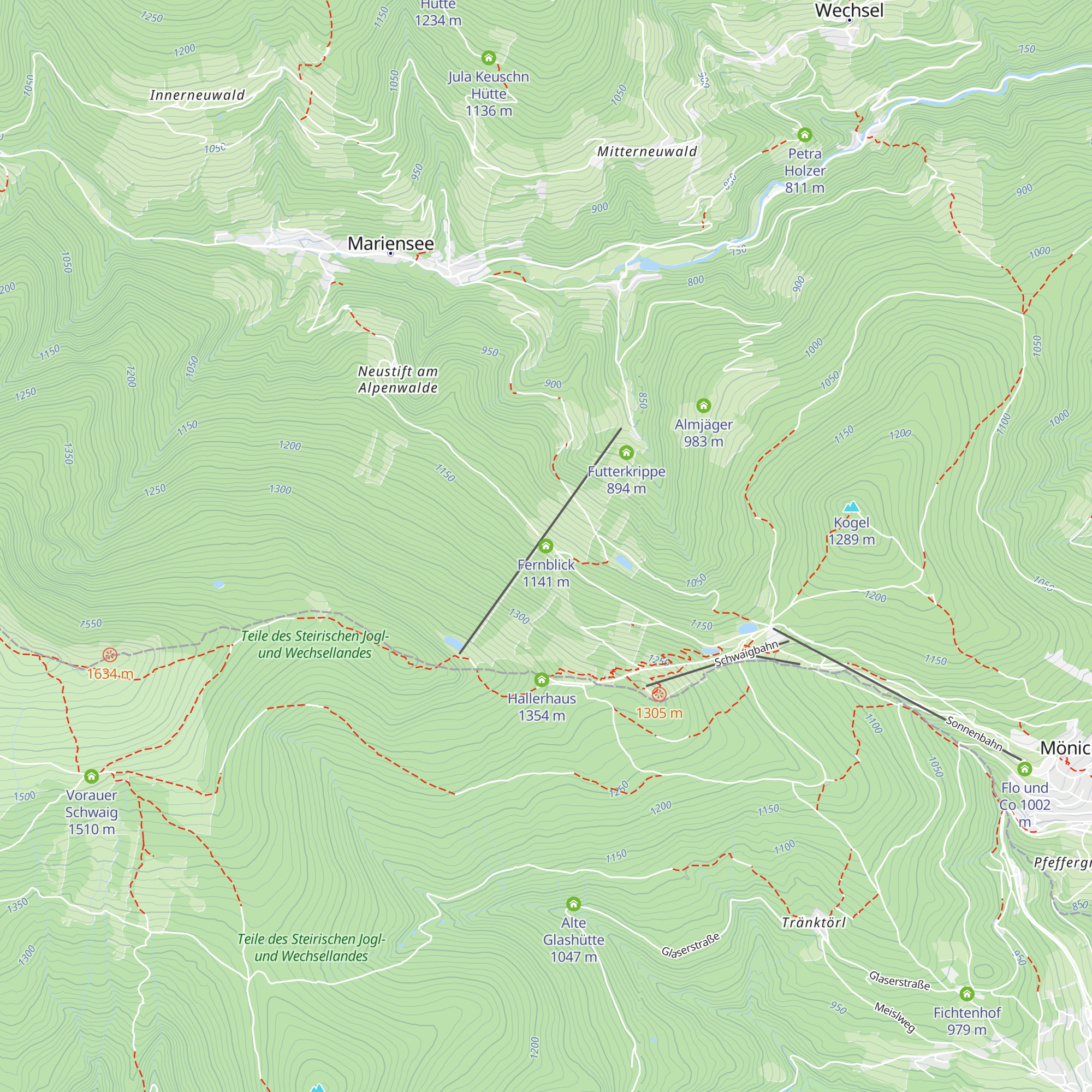 Fernblick map